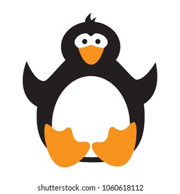 vector illustration of penguin
