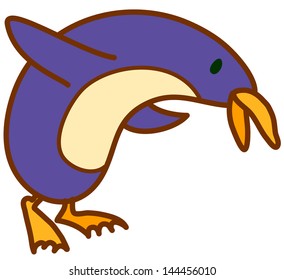Vector illustration of a penguin