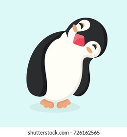 Vector illustration of a penguin.