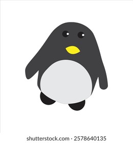 Vector illustration of penguin animal character