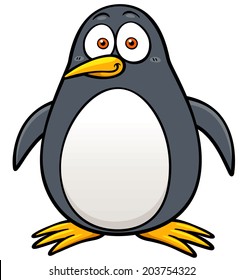 Vector illustration of Penguin cartoon