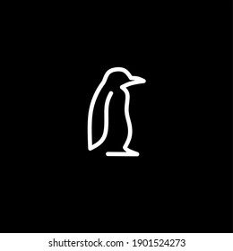 Vector illustration of penguin icon