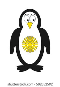 Vector illustration of penguin for your design.  