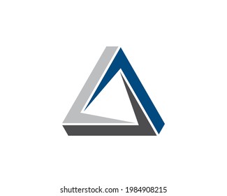 vector illustration of penrose triangle logo