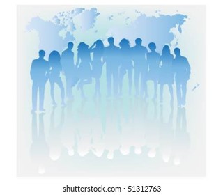 Vector illustration of people.