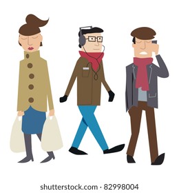  vector illustration people