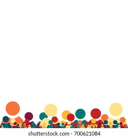 vector illustration of People background