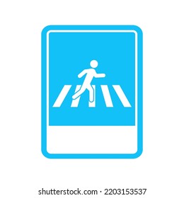 vector illustration of people crossing signs.