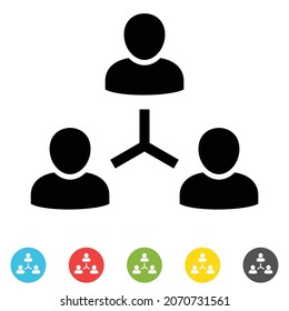 vector illustration of the people icons