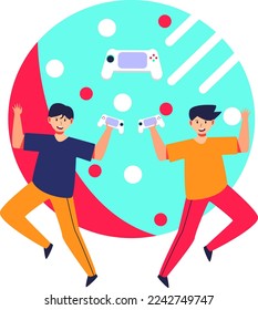 ilustración vectorial de personas que utilizan la tecnología más reciente
