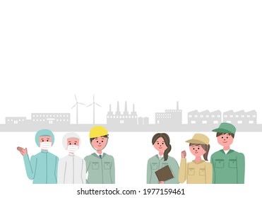 工場 人 シルエット のイラスト素材 画像 ベクター画像 Shutterstock