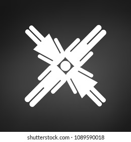 vector illustration of people working together. male female one head. teamwork concept.
