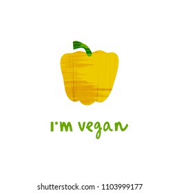 Vector illustration of pepper