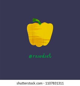 Vector illustration of pepper