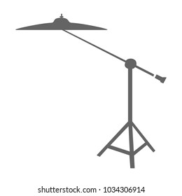 Vector illustration of percussion isolated on a white background. Black and white. Percussion , musical instrument in flat style.