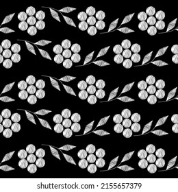 Vector illustration. Perforated two-tone patterns, hand draw, embroidery. Ethnic seamless pattern. Spanish Heritage Month. Spring, summer seamless pattern for advertising and typographic products.