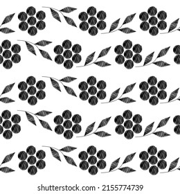 Vector illustration. Perforated two-tone patterns, hand draw, embroidery. Ethnic seamless pattern. Spanish Heritage Month. Spring, summer seamless pattern for advertising and typographic products.