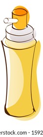 Vector illustration of a perfume bottle