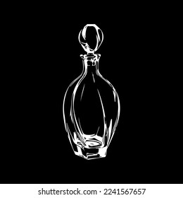 vector illustration of perfume bottle concept svg