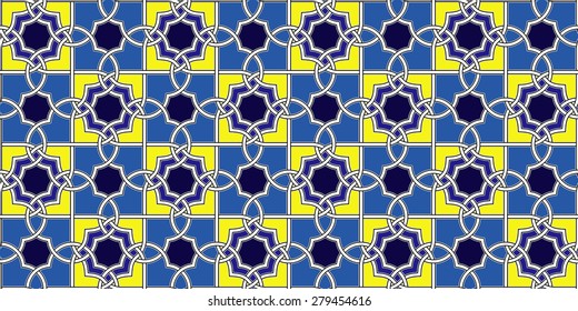 Vector illustration of Persian ornamental background
