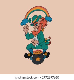 ilustración vectorial de la persona. un hombre está guardando dinero en una jarra. adecuado para ropa, pantalones, tatuajes y otros