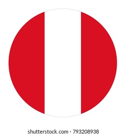 vector illustration of Peru flag