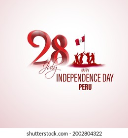 vector illustration for Peru independence day