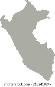 Vector Illustration of Peru map