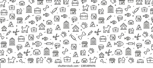VECTOR ILLUSTRATION OF PET ICON CONCEPT
