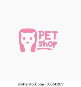 Vector Illustration Pet Shop Icon.