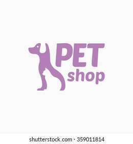 Vector Illustration Pet Shop Icon.
