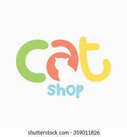 Vector Illustration Pet Shop Icon.