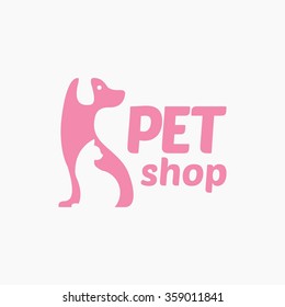Vector Illustration Pet Shop Icon.