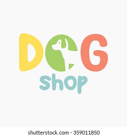 Vector Illustration Pet Shop Icon.