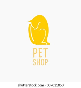 Vector Illustration Pet Shop Icon.