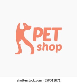 Vector Illustration Pet Shop Icon.