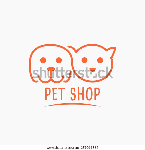 Vector Illustration Pet Shop Icon Stock Vector (Royalty Free) 359011862