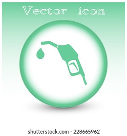 Vector illustration of a petrol station 