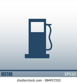 Vector illustration of a petrol station 