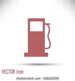 Vector illustration of a petrol station 