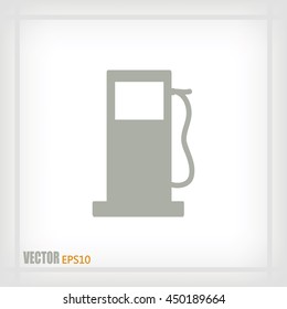 Vector illustration of a petrol station 