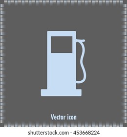 Vector illustration of a petrol station 