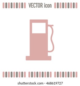 Vector illustration of a petrol station 