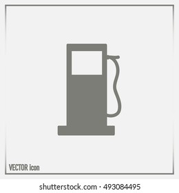 Vector illustration of a petrol station 