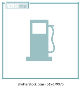 Vector illustration of a petrol station 