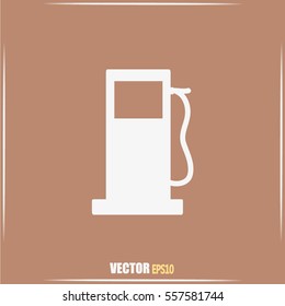 Vector illustration of a petrol station 