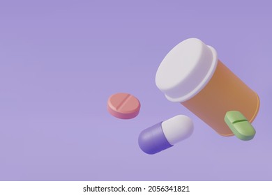 Vector Illustration of pharmacy drug health tablet pharmaceutical, Realistic pills blister pack medical tabs. Eps 10 Vector.