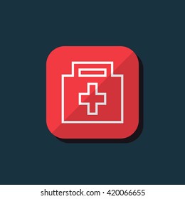 Vector illustration of pharmacy icon