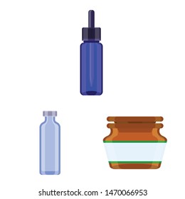 Vector illustration of pharmacy and pharmaceutical icon. Collection of pharmacy and health stock vector illustration.