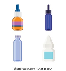 Vector illustration of pharmacy and pharmaceutical logo. Collection of pharmacy and health stock vector illustration.